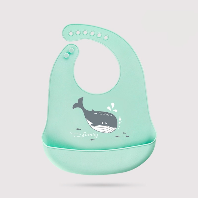 Bib Silicone Feeding Baby Cover